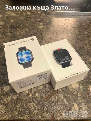 2 броя Чисто Нов Неупотребяван часовник Huawei WatchFit 5 черен