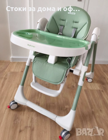 Peg Perego - Prima Pappa Follow Me Mint Детско столче за хранене