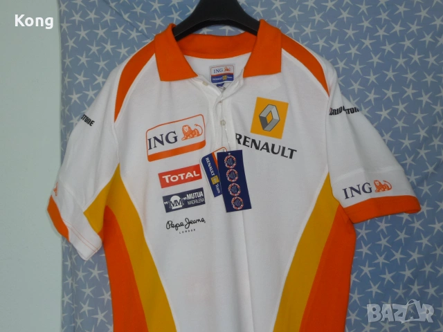 Renault ING Racing F1 Jersey total Formula 1 Mammut Рено Мамут тениска Формула 1, снимка 4 - Тениски - 55163648