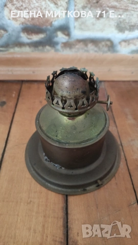 Dumbarton Scotland 1913 автентичен стар корабен фенер от месинг и стъкло, снимка 6 - Антикварни и старинни предмети - 54029839