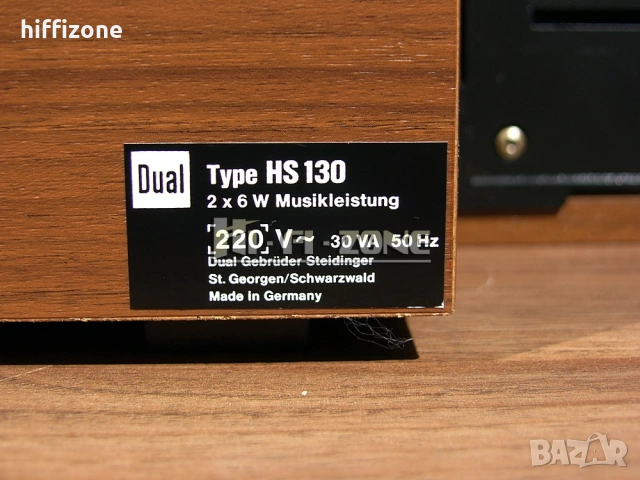 Грамофон Dual hs-130 /8, снимка 10 - Грамофони - 54861077
