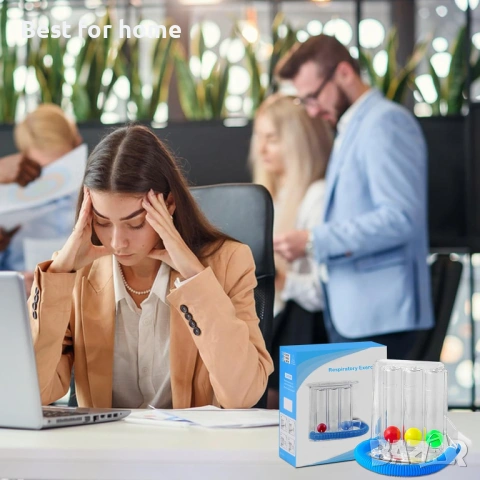 Уред за дълбоко дишане и белодробен тренажор, снимка 6 - Други стоки за дома - 54124775