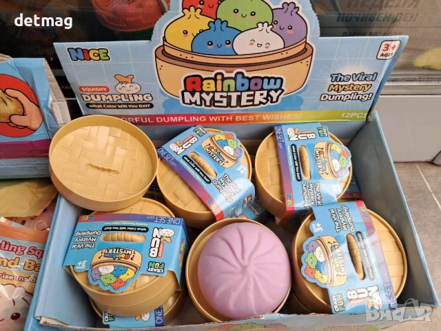 Мистериозни Squishy Dumpling Дъмплинг скуиши китайски хляб  магазин DARENLAND и на едро., снимка 2 - Образователни игри - 54686410