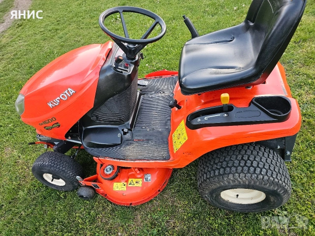 ДИЗЕЛОВА ТРАКТОРНА КОСАЧКА KUBOTA GR 1600. ПЕРФЕКТНА , снимка 11 - Градинска техника - 54402410