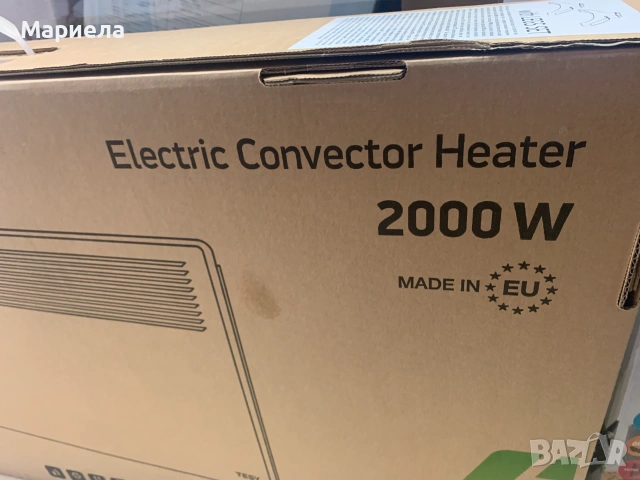 HeatЕco с механичен терморегулатор (CN 03) / Конвектор TESY 2000W, снимка 2 - Отоплителни печки - 55101784