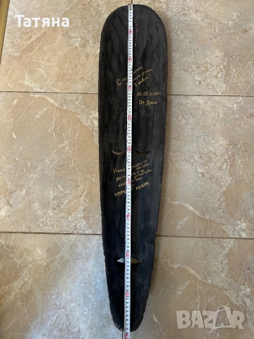 Голяма маска от дърво , снимка 2 - Декорация за дома - 54098964