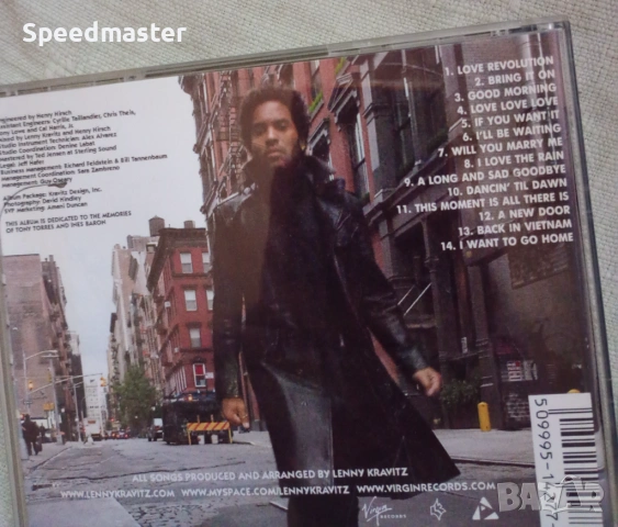 Lenny Kravitz - It Is Time For a Love Revolution, снимка 3 - CD дискове - 54729290
