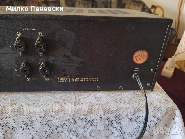 ISP SV 5000 HIFI VINTAGE STEREO AMPLIFIER.MADE IN GERMANY., снимка 5 - Ресийвъри, усилватели, смесителни пултове - 54877675