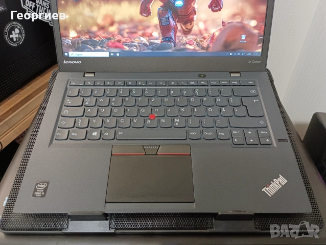 Лаптоп Lenovo ThinkPad X1 Carbon  i5-5300U / 14", снимка 2 - Лаптопи за работа - 54277855