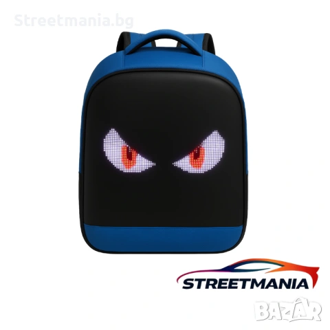 Смарт LED раница Wi-fi приложение Pixel ученическа, лед , мото мотор, снимка 2 - Раници - 54001845