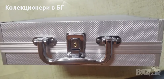 АЛУМИНИЕВ КУФАР L6 /Leuchtturm/ ЗА 120 МОНЕТИ /виж описанието/, снимка 2 - Нумизматика и бонистика - 55341793