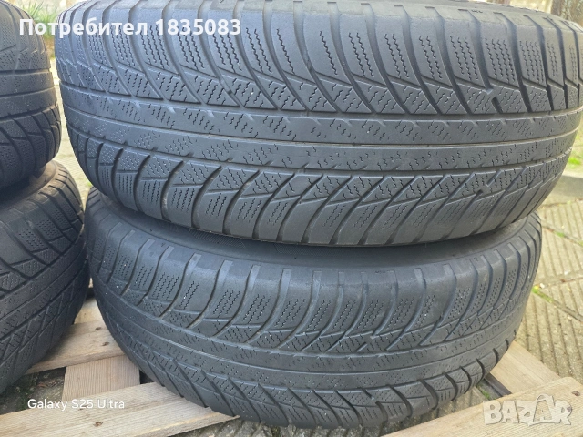 Лети джанти 17ки 5х112 Mercedes + зимни гуми 215/65/17 Bridgestone, снимка 13 - Гуми и джанти - 54439726