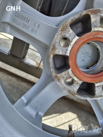 Джанти Borbet 15 цола , 5х112 , 6.5j , et40 195/65/15 Vw Audi Skoda, снимка 8 - Гуми и джанти - 54527712