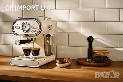 Еспресо Машина Хром Ретро SILVERCREST SEMC 1100 A1 1973, снимка 4 - Кафемашини - 54421642