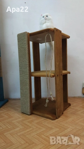 НОВИ 80см сглобени КОТЕШКИ КАТЕРУШКИ – ОБЛЕН, снимка 3 - За котки - 40273395