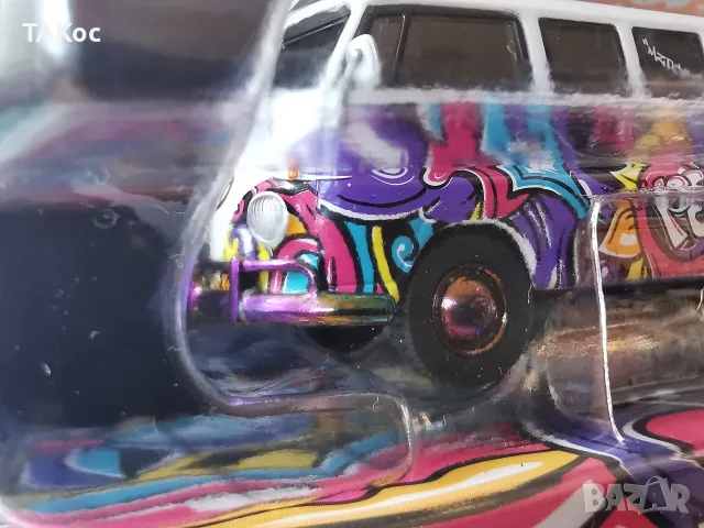 Mini GT No.1191 Volkswagen T1 minibus MIZU DESIGN 1967 - CHASE, снимка 6 - Колекции - 55578507