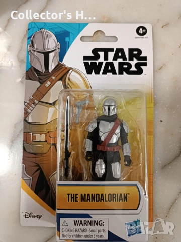 Екшън фигурки Междузвездни войни Star Wars Hasbro Mandalorian Darth Vader Grogu, снимка 16 - Колекции - 55109989
