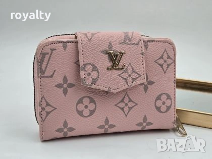 Louis Vuitton Ново Розово Дамско Кожено Портмоне Луи Витон 