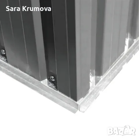 Метална градинска къща за инструменти с вентилация и заключване - 277 × 299 × 192 см, снимка 7 - Градински мебели, декорация  - 55695307