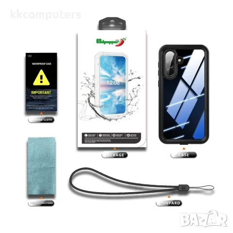 REDPEPPER за Samsung Galaxy A57 5G IP68 Водоустойчив Удароустойчив PC TPU Калъф с PET Скрийн Протект, снимка 12 - Калъфи, кейсове - 55611383
