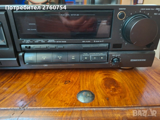 Касетен стерео дек Technics model RS-BX626, снимка 3 - Декове - 54741279