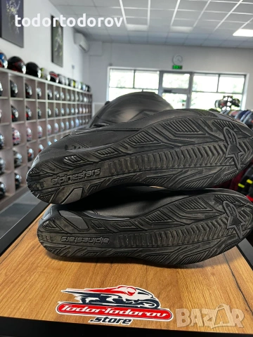 Мото боти обувки ботуши ALPINESTARS FASTER-4 Black Drystar,номер 44,като нови 195.39 лв. / 99.90 €, снимка 5 - Аксесоари и консумативи - 55054872