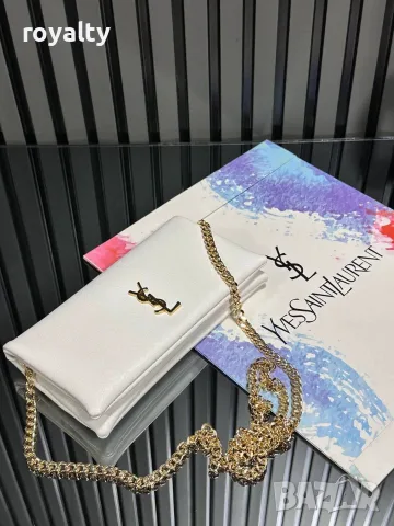Yves Saint Laurent Нова Дамска Кожена Чанта Различни Цветове YSL, снимка 9 - Чанти - 55338970