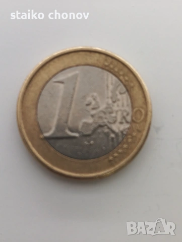 Монета 1 евро Финландия, снимка 2 - Нумизматика и бонистика - 53957219