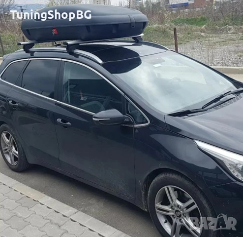 Автобокс Art Plast 169x79x37.5cm с ключ, 400 литра черен карбон, снимка 5 - Аксесоари и консумативи - 53984538