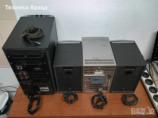 Аудио система AIWA + активен буфер SONY. Супер звук. Изпращам видео. , снимка 9 - Аудиосистеми - 54560567