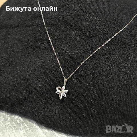 Колие с висулка цвете. Продукт № 046