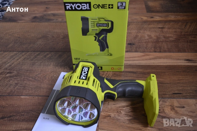 Акумулаторен LED Фенер Ryobi 18V, снимка 4 - Други инструменти - 54509525