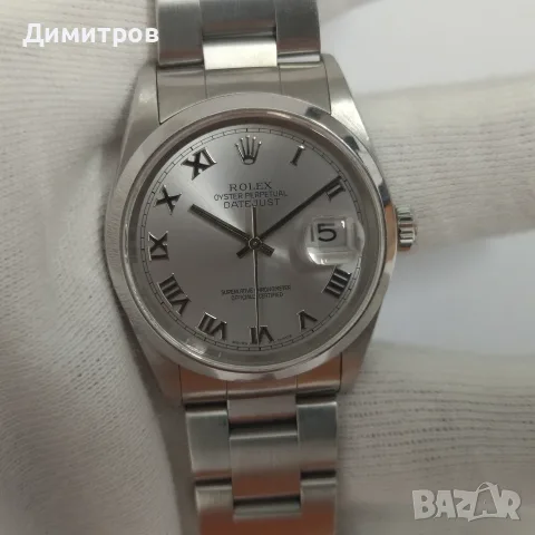 ROLEX Datejust Oyster Perpetual Wimbledon, снимка 3 - Луксозни - 55681158