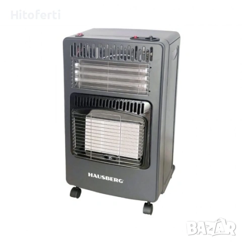 ЕЛЕКТРИЧЕСКИ КАТАЛИТИЧЕН ГАЗОВ НАГРЯВАТЕЛ С КЕРАМИЧНО ПОДГРЯВАНЕ HAUSBERG HB-1022NG
