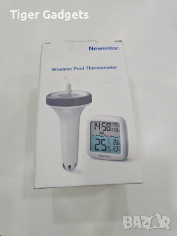 Newentor Wireless Pool Thermometer – безжичен плаващ термометър за басейн, SPA и джакузи (Milky), снимка 8 - Друга електроника - 54520857
