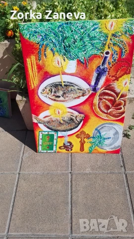 Картина,aвторска 70см,50 см,в рамка.