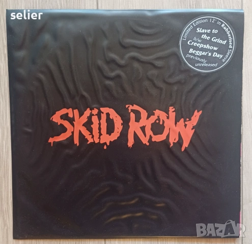 Skid Row ‎– Slave To The Grind Maxi Single 12 Издание 🇬🇧 UK 1991г-Limited Edition, Rubberised Slee