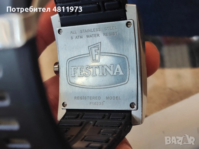 Часовник Festina F16235 кварц, снимка 6 - Мъжки - 54995785