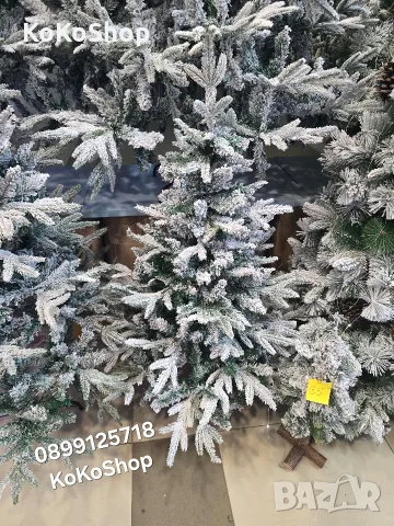 Елха с 3D и 2D клони, заснежена елха, луксозна заснежена елха/Коледна елха/елха, снимка 4 - Декорация за дома - 42733754