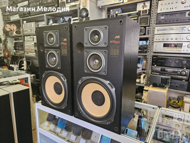 Тонколони JVC SP-X 660 – Мащабен звук от златната ера на японското Hi-Fi, снимка 9 - Тонколони - 54690409