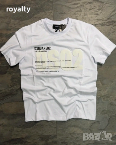 DSQUARED2 Icon Нова Мъжка Тениска Два Цвята 