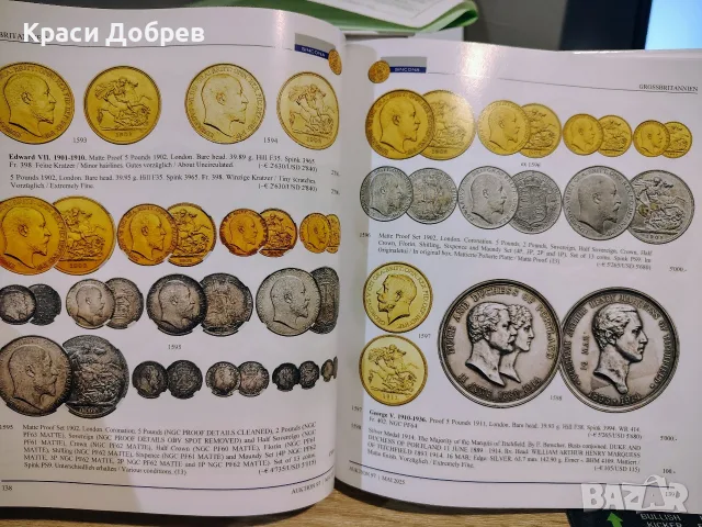 Луксозен нумизматичен каталог SINCONA Auction 97 (2025 г.) – Твърди корици, снимка 5 - Нумизматика и бонистика - 55450068