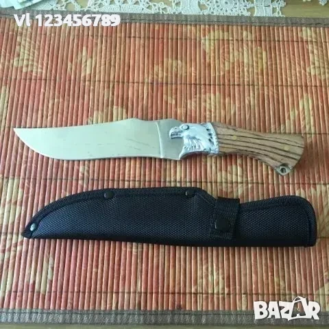 Руски нож "ОРЕЛ" -Стомана 65Х13; размер 160Х270 , снимка 2 - Ножове - 54008392