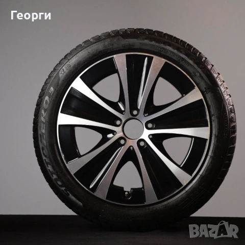 Комплект 4броя Pirelli Sottozero 3 245/45R18 100V DOT0519| Джанти 8Jx18H2-N ET43 A2134013700| Гуми и, снимка 4 - Гуми и джанти - 54862325