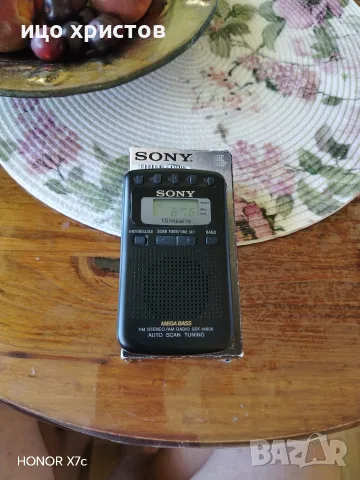 Мини радио SONY SRF-M806 AM-FM, снимка 5 - Радиокасетофони, транзистори - 55507400