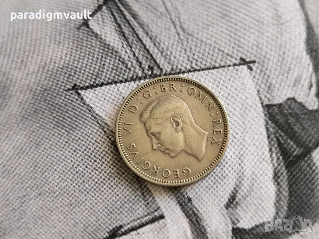 Монета - Великобритания - 1 шилинг | 1949г., снимка 2 - Нумизматика и бонистика - 55337525