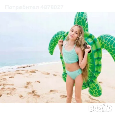 Детска надуваема костенурка за яздене Intex, снимка 5 - Надуваеми играчки - 55467300