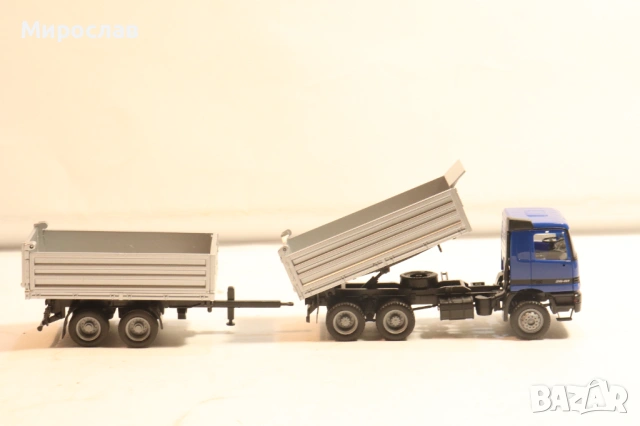 HERPA H0 1/87 MERCEDES ACTROS КАМИОН САМОСВАЛ МОДЕЛ, снимка 5 - Колекции - 54216192