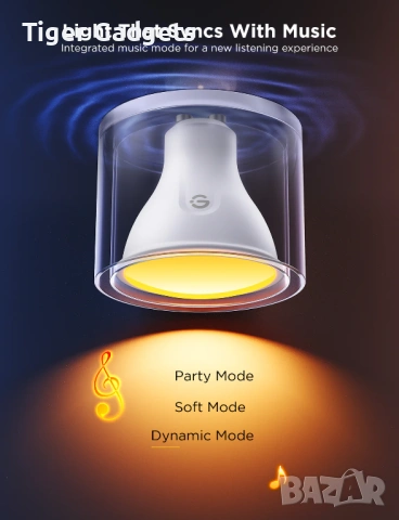 Комплект 4 броя смарт LED крушки Govee H600D GU10 RGBWW, снимка 8 - Лед осветление - 54659898