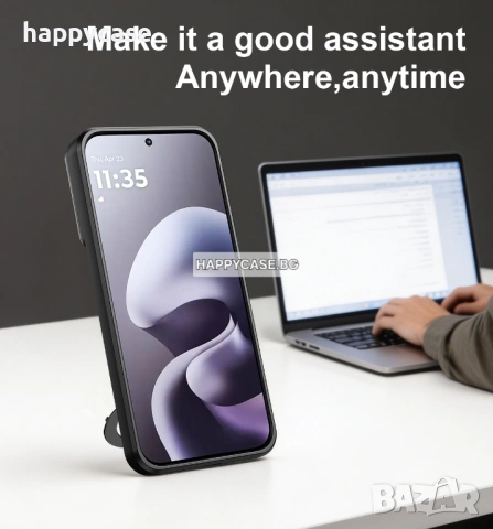 Motorola Edge 70 Fusion / GIANT RING Удароустойчив кейс гръб калъф с пръстен, снимка 6 - Калъфи, кейсове - 54698130